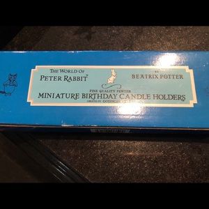 Silver bday candle holders